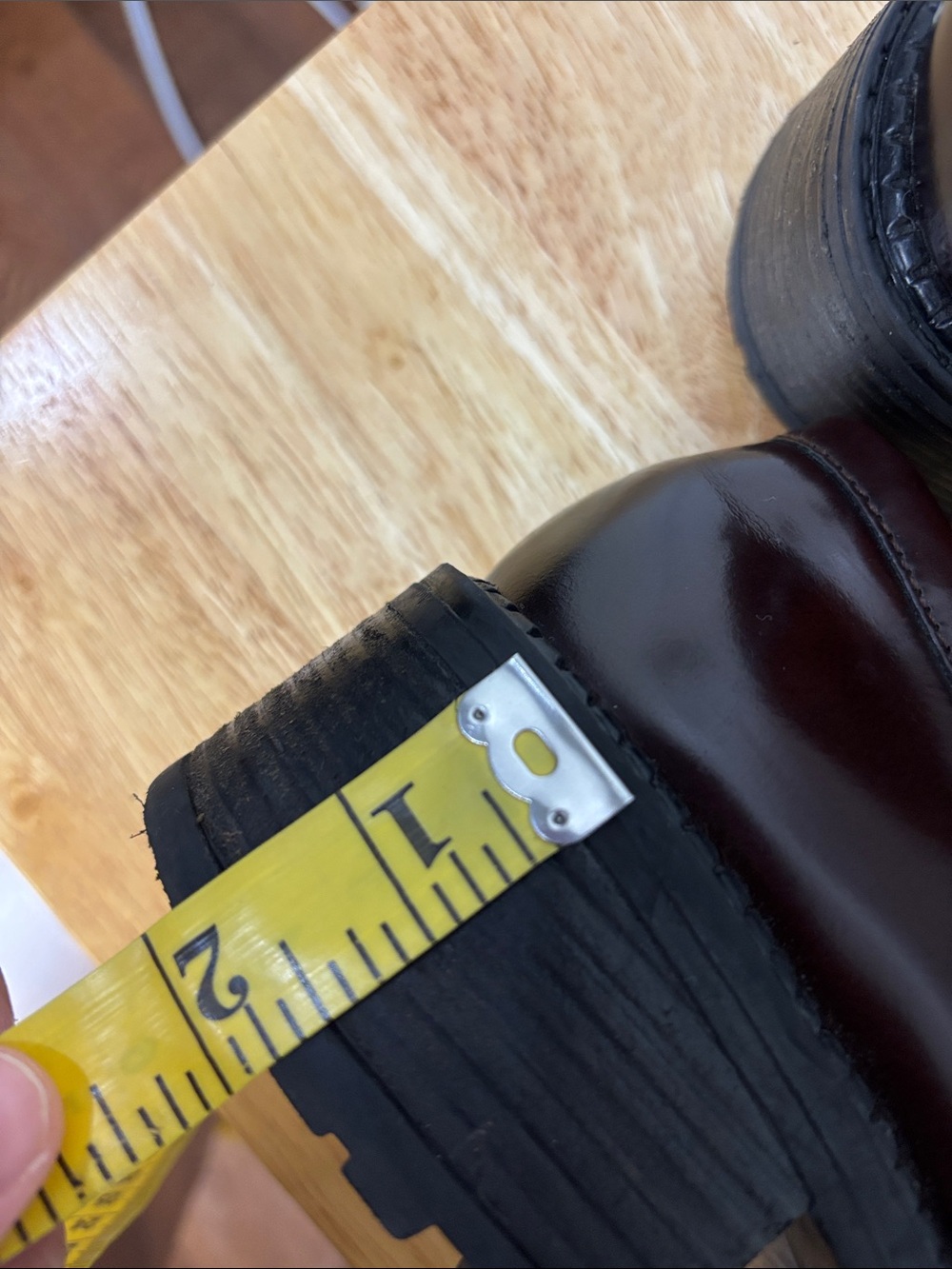 & Other Stories Brown Chunky Penny Loafers with Lug Sole size 8 - Picture 10 of 12
